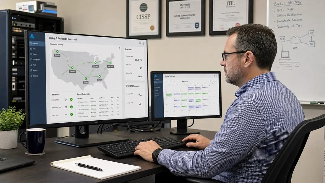 Backup & replication always on